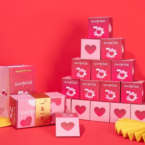 Valentine's Day Folding Bounce Surprise Gift Box - Image 3