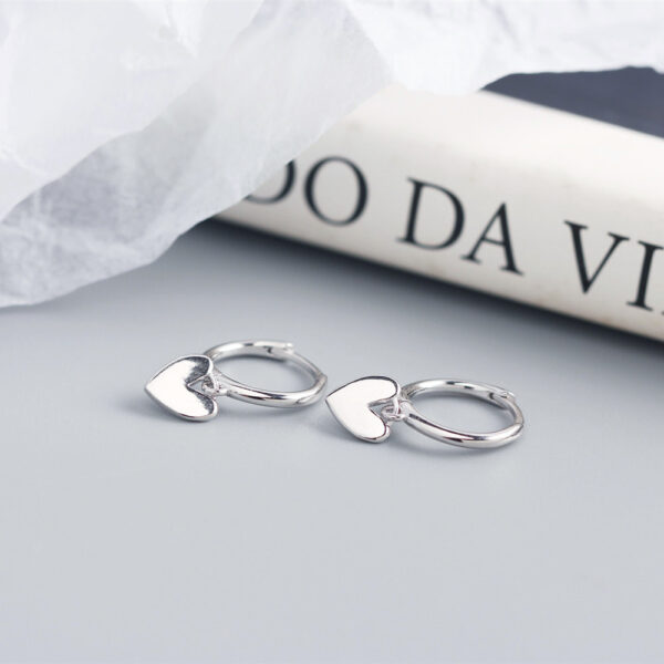 Love Heart Earrings Premium Temperament Earrings Jewelry - Image 3