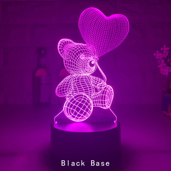 3D Lamp Acrylic USB LED Night Lights Neon Sign Lamp Decorations For Valentines Day Gifts - Image 8