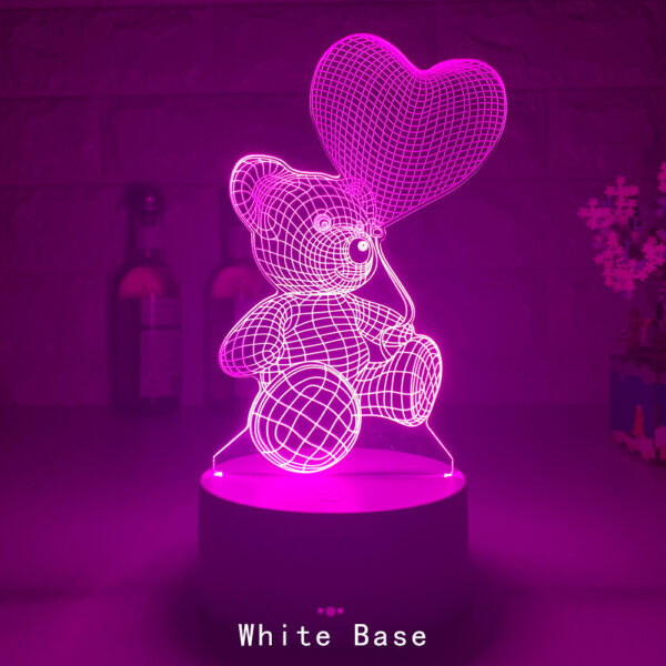 3D Lamp Acrylic USB LED Night Lights Neon Sign Lamp Decorations For Valentines Day Gifts - Image 10