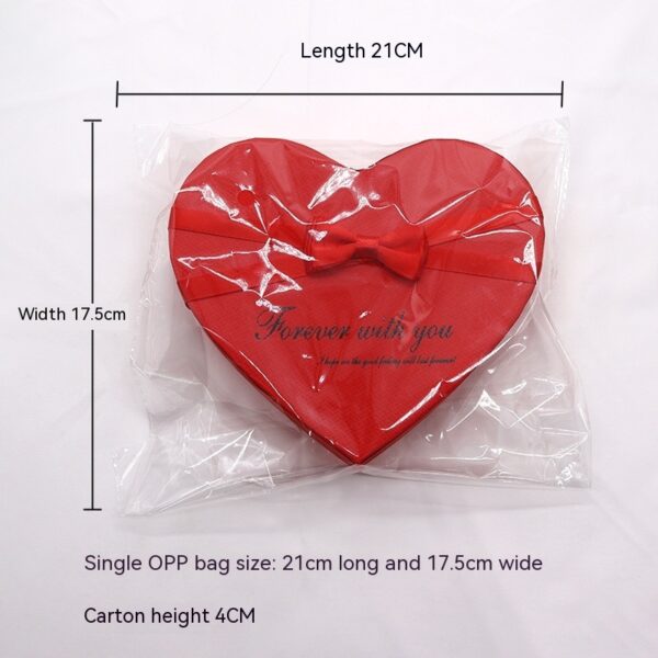 Soap Flower Heart-shaped Rose Gift Box Valentine's Day Mother's Day Gift - Image 4