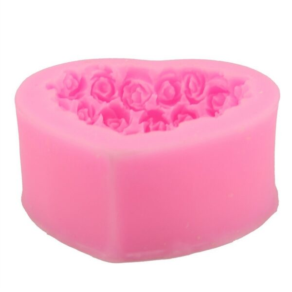 Valentines Day Gift Valentine's Day Love Rose Silicone Mould Home Supplies - Image 3