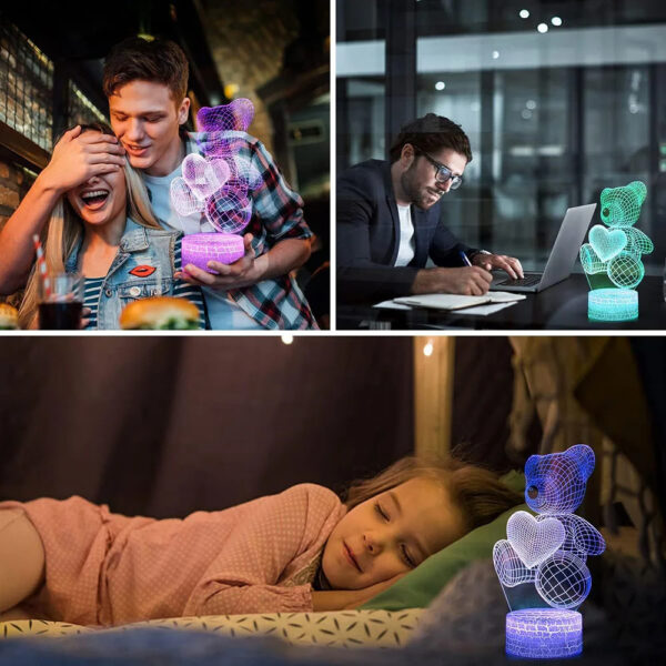 3D Lamp Acrylic USB LED Night Lights Neon Sign Lamp Decorations For Valentines Day Gifts - Image 6