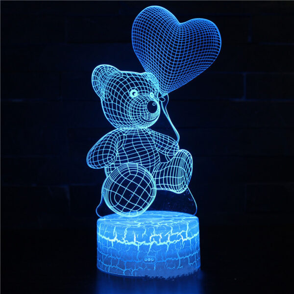 3D Lamp Acrylic USB LED Night Lights Neon Sign Lamp Decorations For Valentines Day Gifts - Image 2