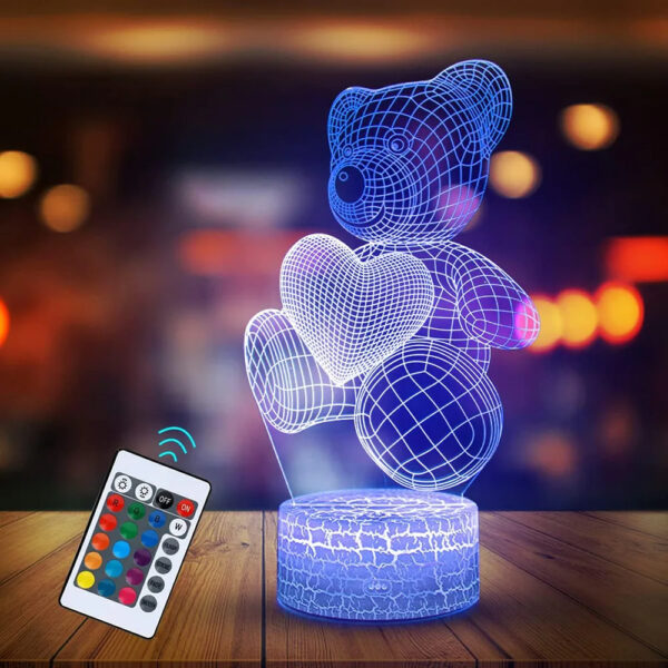 3D Lamp Acrylic USB LED Night Lights Neon Sign Lamp Decorations For Valentines Day Gifts - Image 9