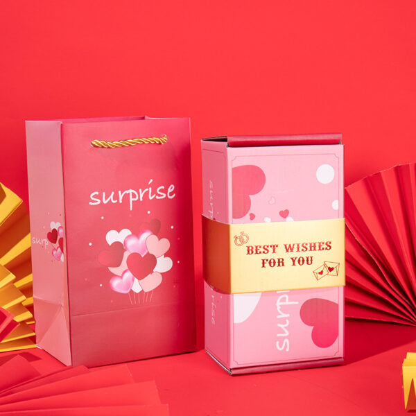 Valentine's Day Folding Bounce Surprise Gift Box - Image 2