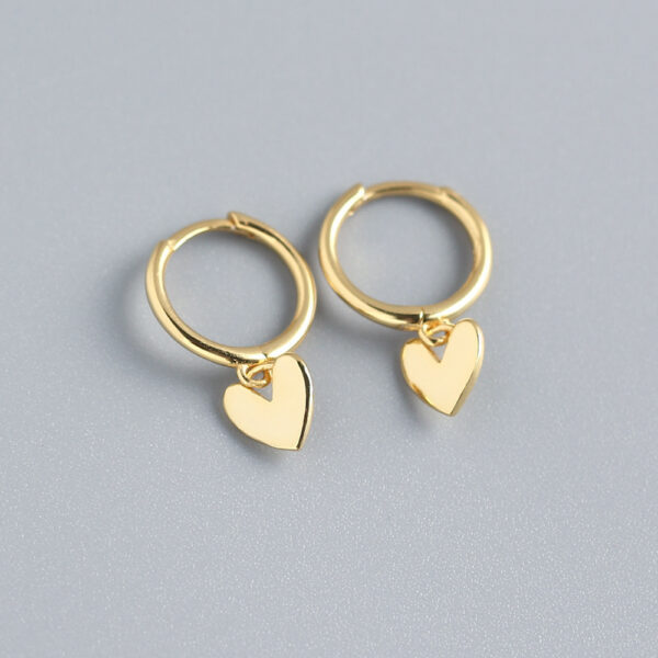 Love Heart Earrings Premium Temperament Earrings Jewelry - Image 5