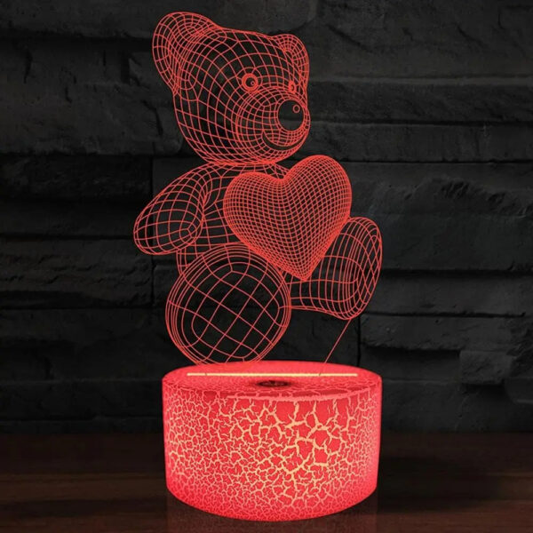 3D Lamp Acrylic USB LED Night Lights Neon Sign Lamp Decorations For Valentines Day Gifts - Image 5
