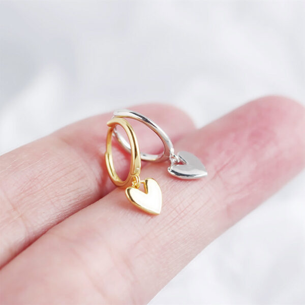 Love Heart Earrings Premium Temperament Earrings Jewelry - Image 4
